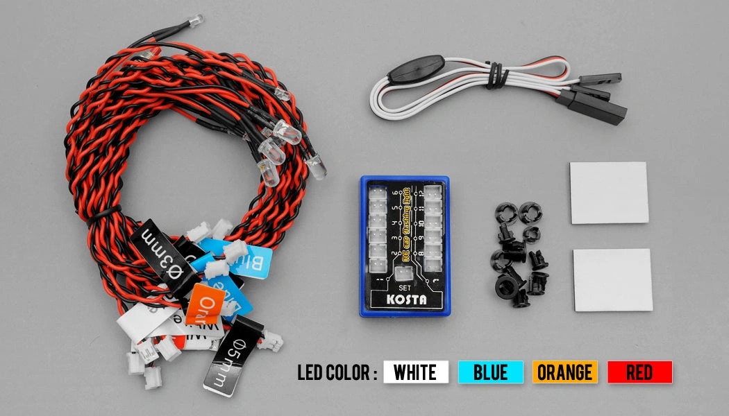 Shine Bright RC Car Lights LED Kit 1/10 1/18 Scale